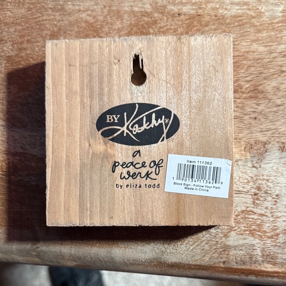 Primitives by Kathy Colorful Floral Block Sign - Picture 3 of 3